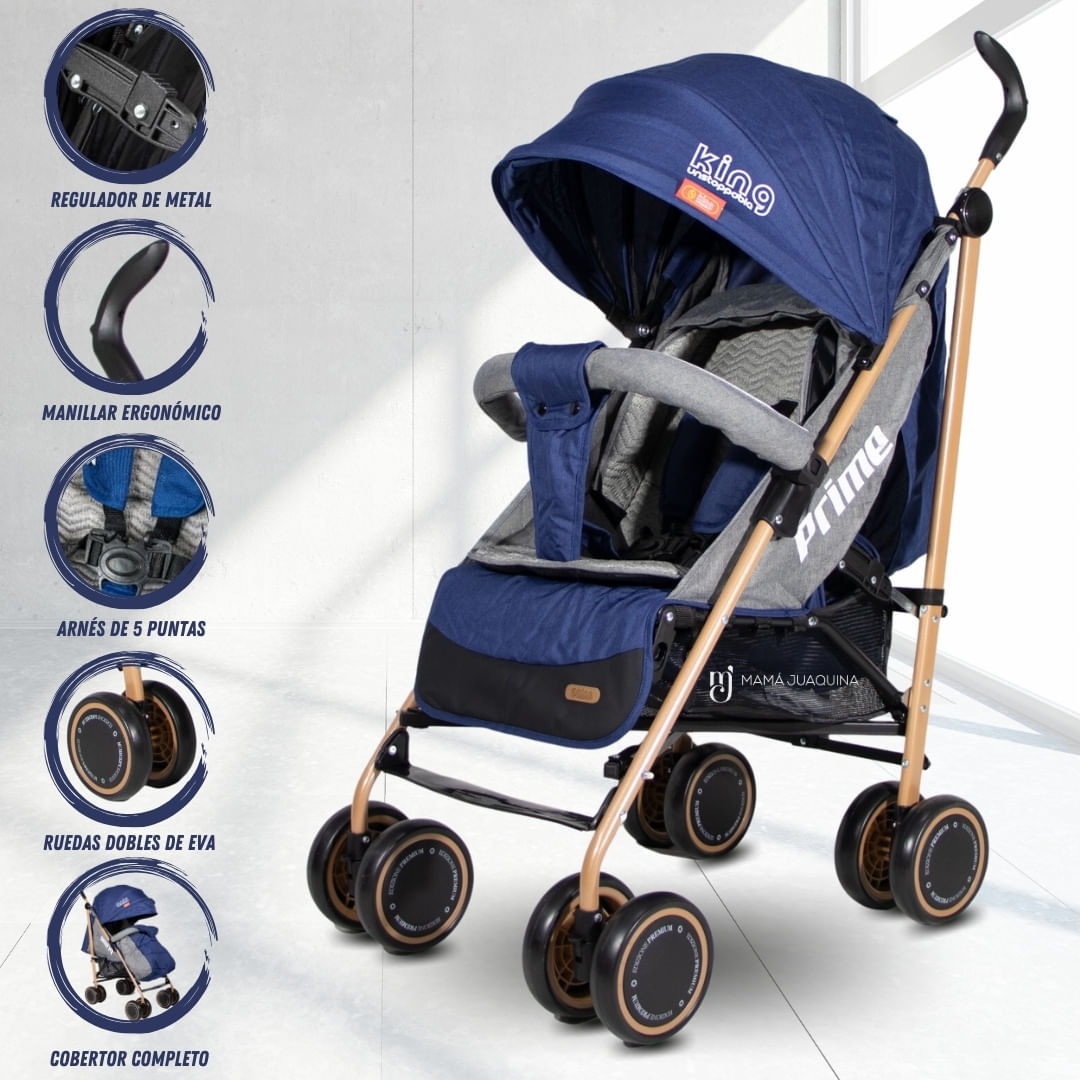 Coche Bastón Deportivo «PRIME PLUS» Edición Limitada Blue