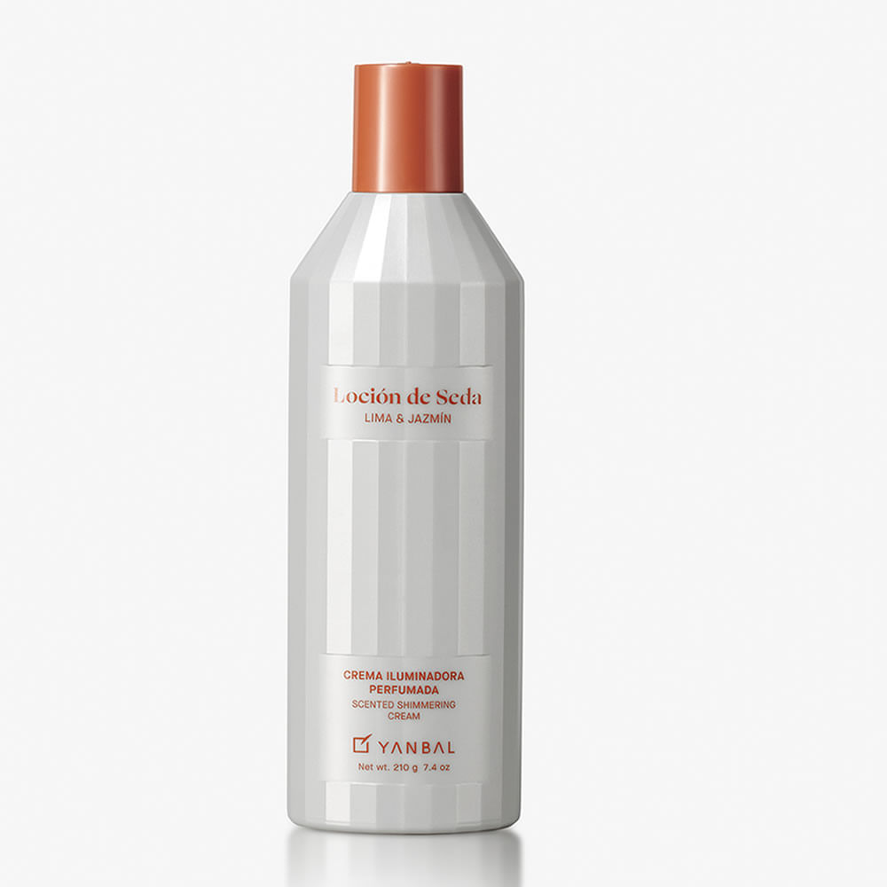 Loción de Seda Lima y Jazmín Crema Iluminadora Perfumada