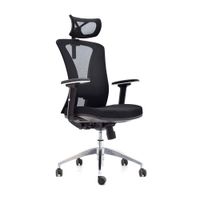 Silla de oficina ergonómica Versalles Negro Alta Bonno