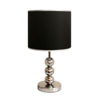 Lámpara Mesa Bolas Negra 52 cm