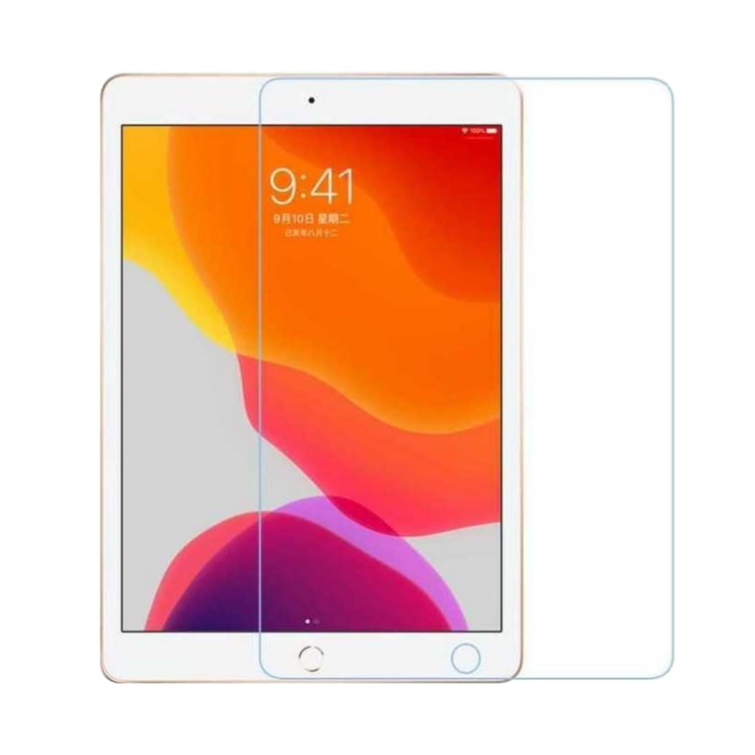 PROTECTOR DE PANTALLA TRANSPARENTE MICA DE VIDRIO TEMPLADO 9H PARA IPAD 10.2 PULGADAS