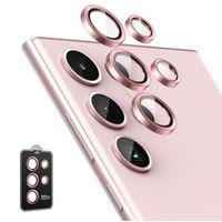 PROTECTOR METALICO PARA CAMARA COMPATIBLE CON SAMSUNG GALAXY S23 ULTRA PINK PURPLE