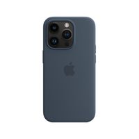 CASE COMPATIBLE CON IPHONE 14 PRO DE SILICONA ABYSS BLUE