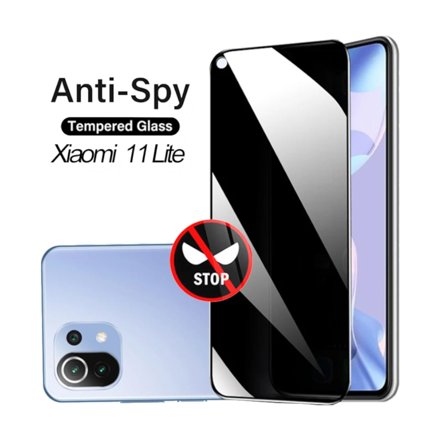 PROTECTOR DE PANTALLA ANTI ESPIA MICA COMPATIBLE CON XIAOMI 11 LITE