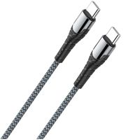 CABLE LDNIO LC102 DE CARGA RAPIDA USB-C A USB-C (2 M) 65W