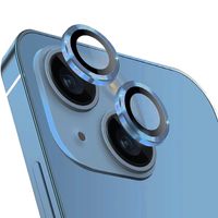 PROTECTOR DE CAMARA METALICO COMPATIBLE CON IPHONE 13-13 MINI BLUE