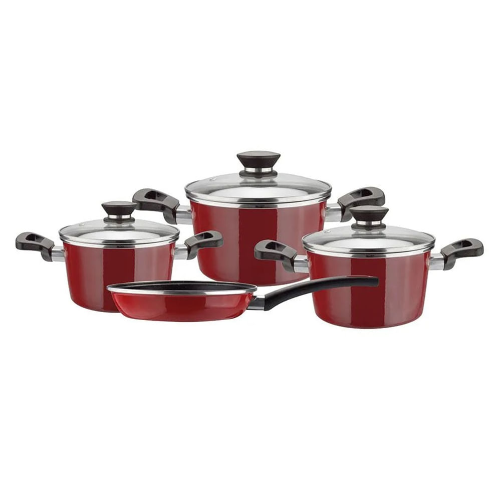Set de Ollas 7 Pzas Magefesa Rojo - copy