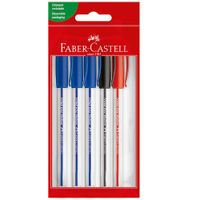 Bolígrafo FABER CASTELL Trilux 032 M Blíster 5un