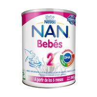 Fórmula Láctea NAN 2 Bebés Lata 390g