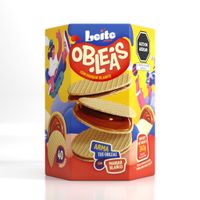 Obleas con Manjar LEITE Caja 240g