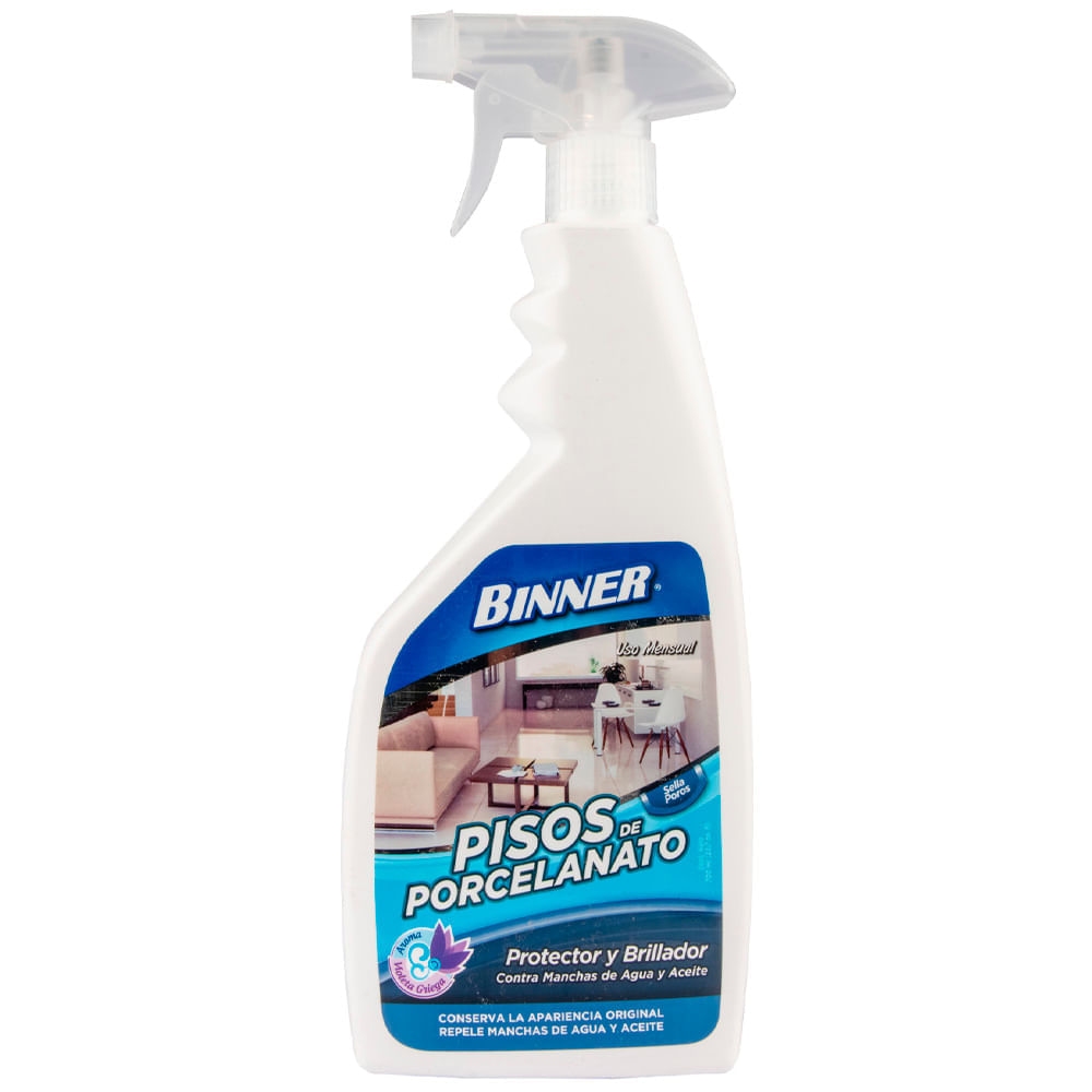 Protector y Brillador BINNER Pisos de Porcelanato Botella 700ml