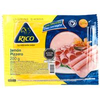 Jamón Pizzero RICO POLLO Paquete 200g