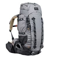 MOCHILA TREKKING SYMBIUM  CON FUNDA IMPERMEABLE  50 +10 LITROS GRIS