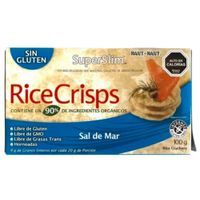Galletas de Arroz WANT WANT Sal Marina Caja 100g