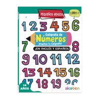 Libro Infantil SICOBEN Caligrafía y Números (Modelos Aleatorios)