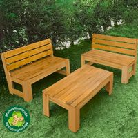 Set de terraza Ardeola 4 personas con mesa Movenda