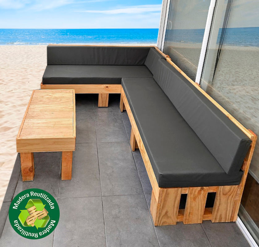 Set de terraza Martin 5 personas con mesa Movenda