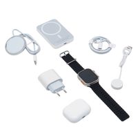 RELOJ INTELIGENTE SMARTWATCH TW1000 SET PACK 7 EN 1 BLACK