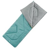 BOLSA DE DORMIR 10ºC CONFORT TRANSFORMABLE EDREDÓN ARPENAZ 10 QUECHUA AZUL GRISÁCEO