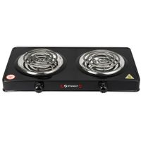 Cocina Eléctrica IMACO HP1400 2 Quemadores Negro