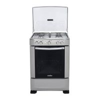 Cocina Mabe 60CM 4 Hornillas CMP6015AG0 Grafito -