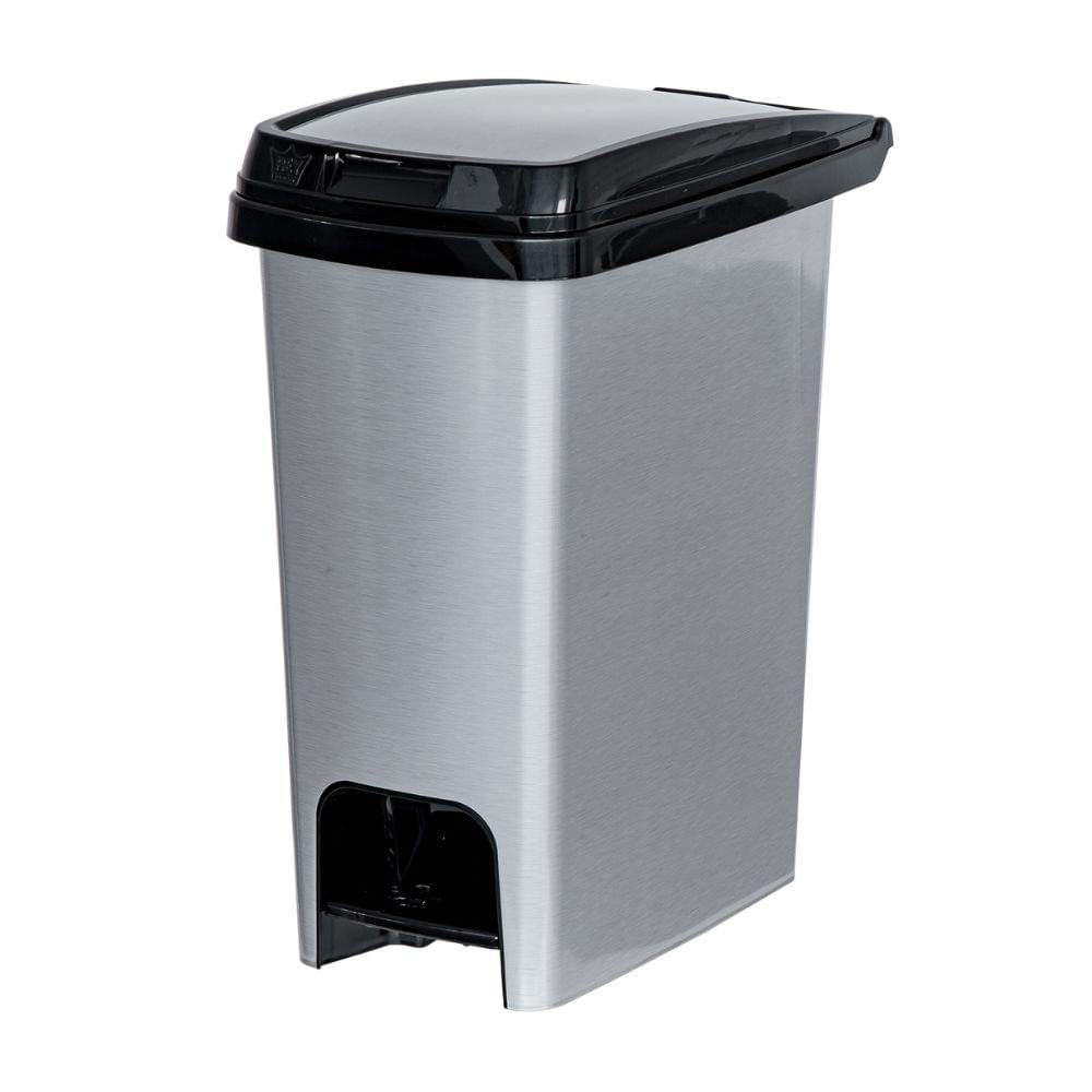 Tacho de Cocina con Pedal Star Metalizada 12.5L Reyplast