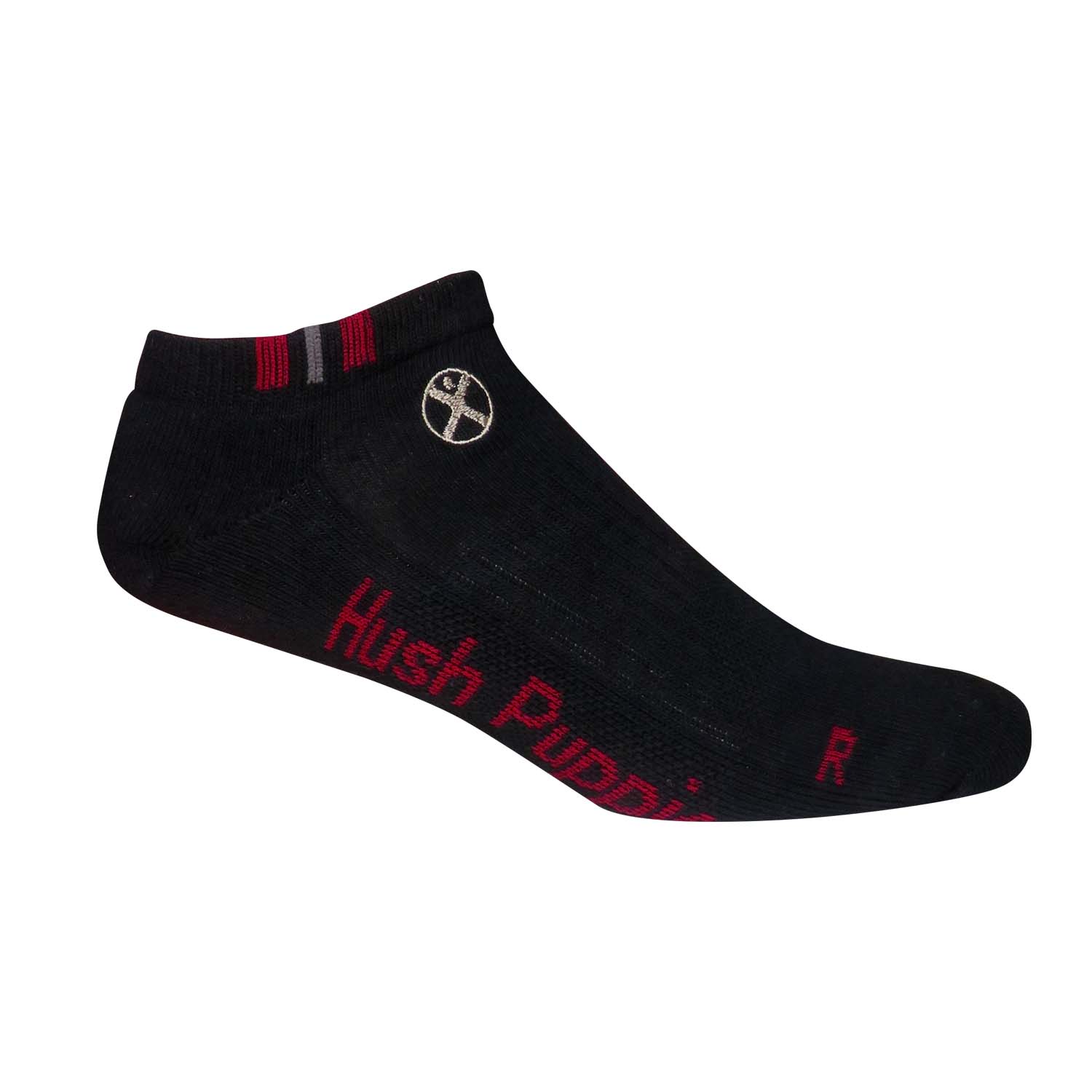 MEDIA HUSH PUPPIES ALGODÓN/SPANDEX CO MEN BODY PED NEGRO PARA HOMBRE
