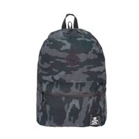 Mochila Camuflaje con Bolsillo Delantero Plomo