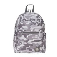 Mochila con Organizador Interno Diseño Militar Gris