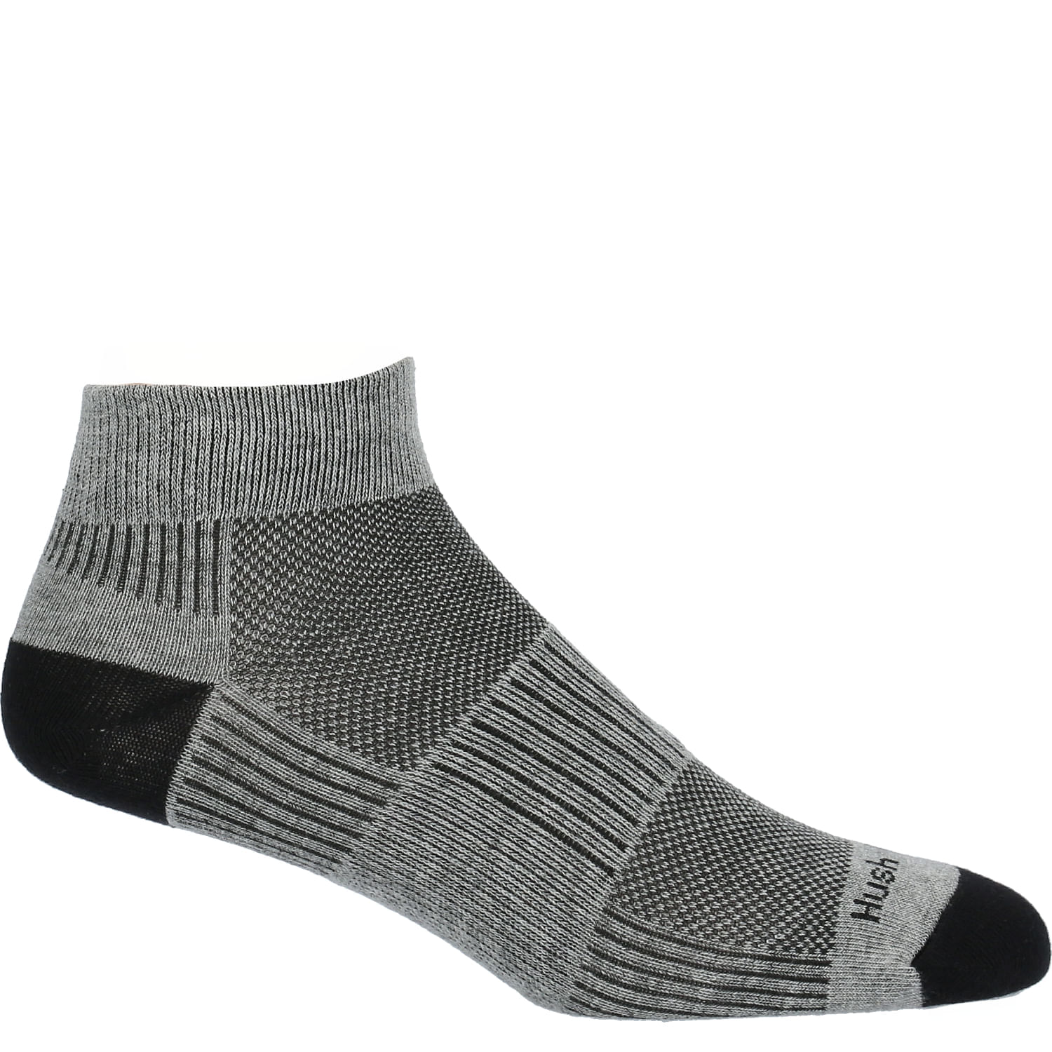 MEDIA HUSH PUPPIES ALGODÓN/SPANDEX CO TECHNO SPORT PED NEGRO PARA HOMBRE
