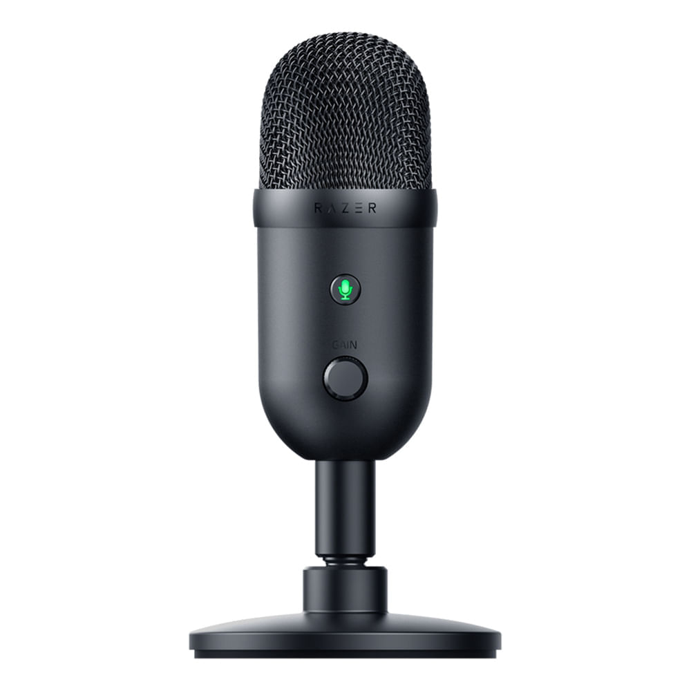Micrófono gamer Razer Seiren V2 X Usb Streaming, negro