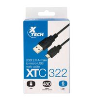 Cable Xtech -322 USB 2.0 A Micro USB