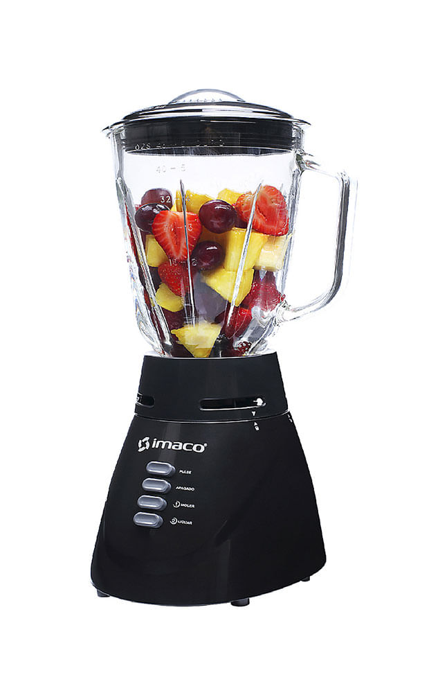 LICUADORA IMACO 1.5L BL4125VN NEGRO V/VIDRIO