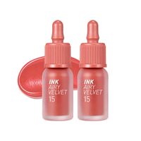 2 TINTA DE LABIOS INK AIRY VELVET N° 15 SOFT CORAL – PERIPERA