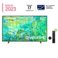 Televisor Samsung Smart TV 50 Crystal Uhd 4K 50cu8200 Año 2023 + control remoto con panel solar