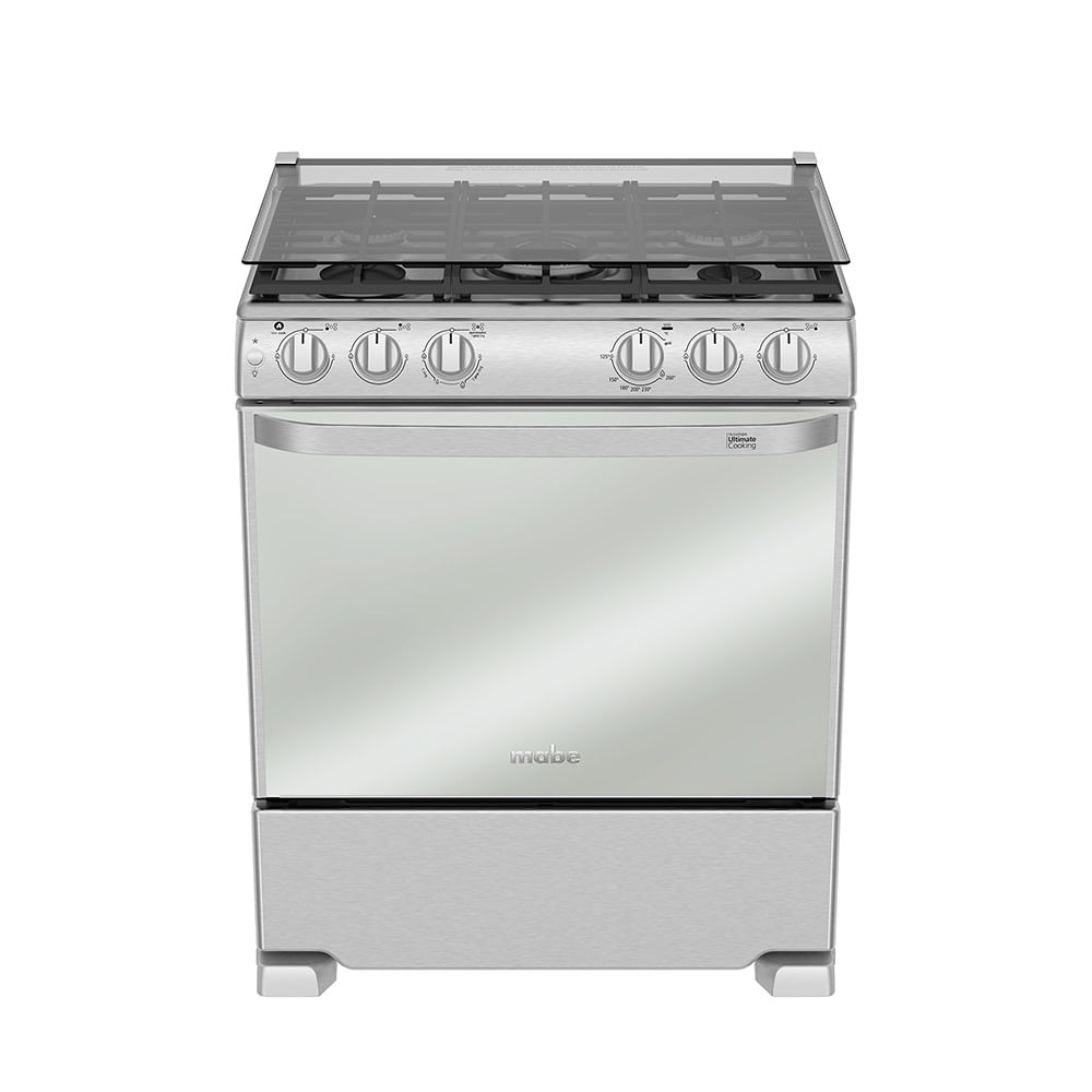 Cocina de Pie Mabe 5 Quemadores EME7685CFYX0 Inox - copy