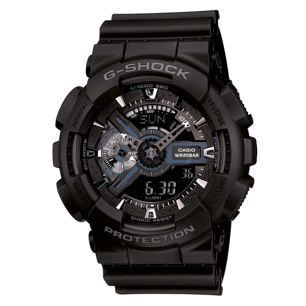 Reloj G-Shock Resina Negra con Gris GA-110-1B G-SK-43