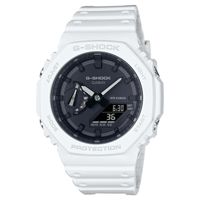 Reloj G-Shock Resina Blanco con Negro GA-2100-7A G-SK-92