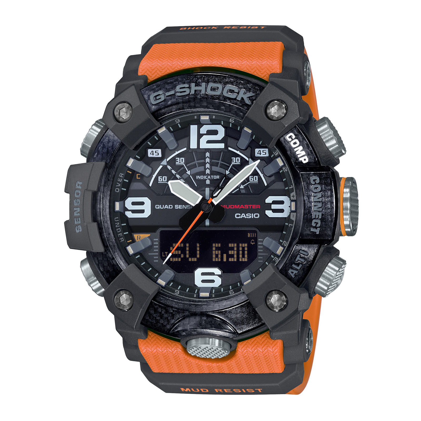 Reloj G-Shock Resina Negro con Naranja GG-B100-1A9 G-SK-101