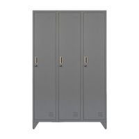 Locker metálico Mk3-01 03 Puertas Portacandado Maletek
