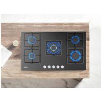 Cocina A Gas Sole Empotrable 5 Quemadores Solco041 - Cocina Innovadora