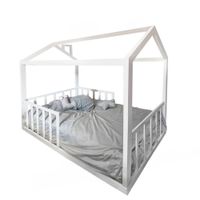Cama Mi Madera Perfecta Ms Paris 1.5 Plazas Blanco