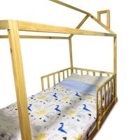 Cama Mi Madera Perfecta Ms Paris 1.5 Plazas Natural