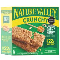 Cereal en Barra NATURA VALLEY Crunchy Miel y Avena Caja 253g