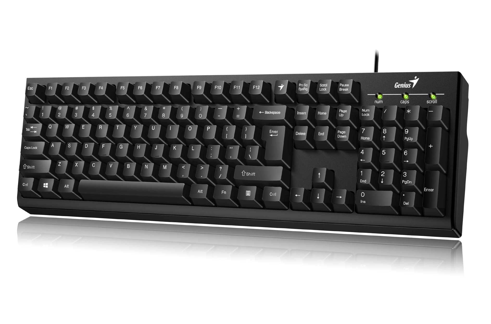 TECLADO GENIUS SMART KB-100 USB NEGRO