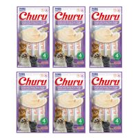 Churu Snack Húmedo de Pollo con Camarones para Gatos Pack x6
