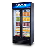 Ventus Visicooler Turbo Cooling 2 Puertas Vidrio 550Lts