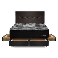Dormitorio Forli Pocket Queen con 4 Cajones + Respaldo Ali Cu