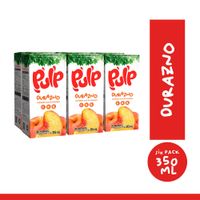 Bebida PULP Durazno Caja 315ml Paquete 6un