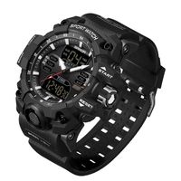 Reloj Hombre SANDA 6126 Análogo-Digital Negro